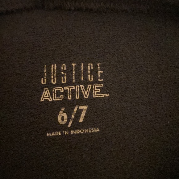 Justice Active - Girls Hoodie Cropped sweat shirt - Picture 5 of 5